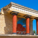 knossos palace in Crete a reminder of the Minoan civilization in Greece