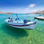 From the village Plaka in Crete you can take a fishing boat to Spinalonga the lepra island