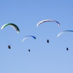 Paragliding in Crete. The take-off and landing sites around the Country Hotel Velani in Greece.