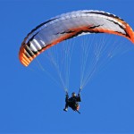 Paragliding in Greece. The take-off and landing sites around the Country Hotel Velani in Crete.