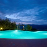 Romantic swimming pool at Country Hotel Velani in Greece