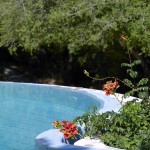 Swimming pool in lovely nature at Country Hotel Velani in Greece