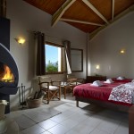 Triple room with fire place