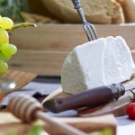 Greek food prepared with fresh cheese from local shepherds in Crete Greece.